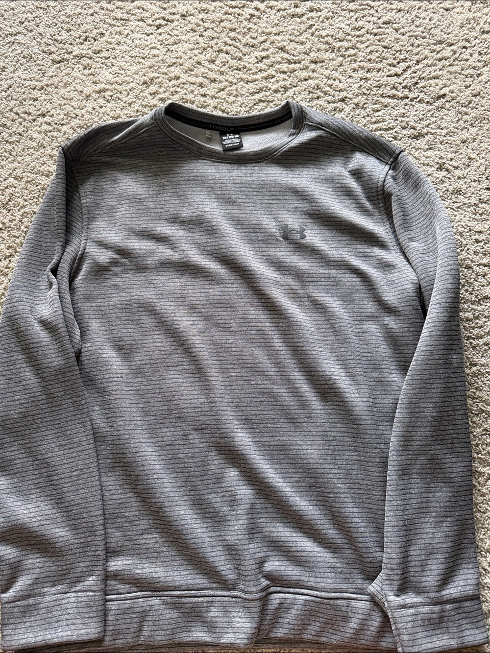 Under Armour Men’s Heather Grey Crewneck Pullover